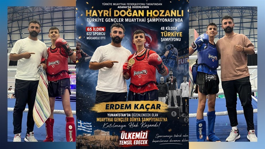 Sporcumuzdan Türkiye Şampiyonluğu ve Dünya Şampiyonası Bileti