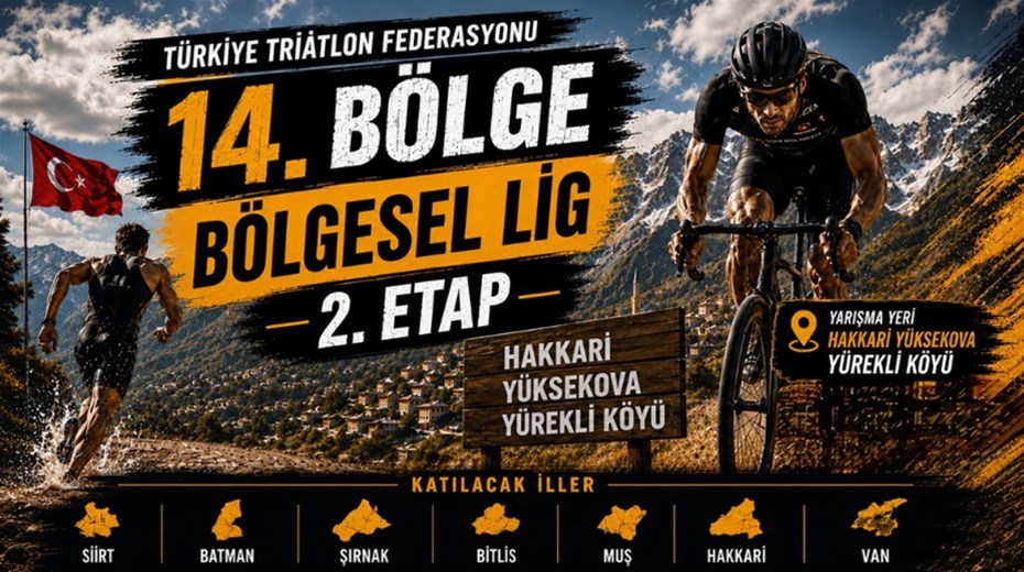 14. Bölge Bölgesel Lig 2. Etap Triatlon Yarışları